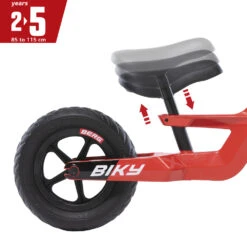 BERG Biky Mini Red Loopfiets 10 ” Inch EVA Banden 14 BERG Biky Mini Red Loopfiets 10 ” Inch EVA Banden -Speel Actief Verkoop preview 8715839077742 05 BERG Biky MiniRed Zadelverstelling
