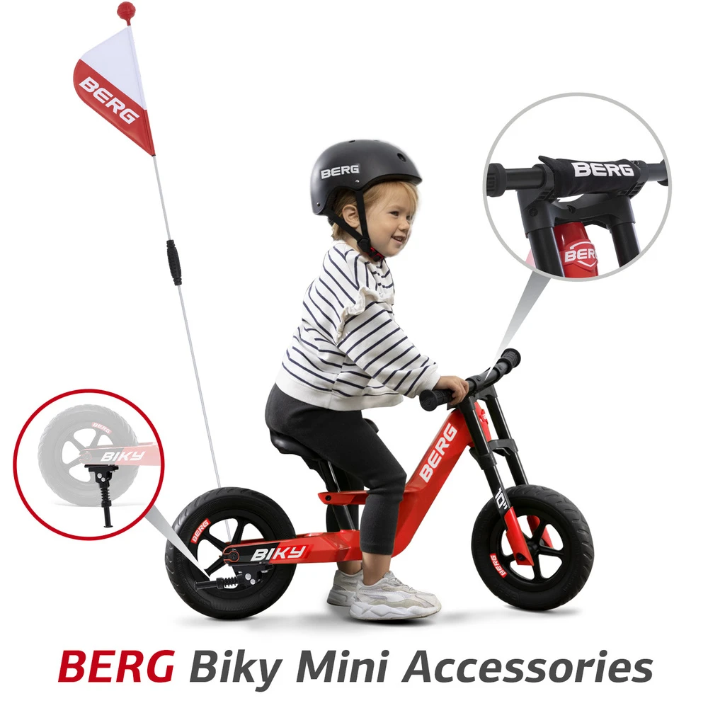 BERG Biky Mini Red Loopfiets 10 ” Inch EVA Banden 10 BERG Biky Mini Red Loopfiets 10 ” Inch EVA Banden - Afbeelding 8
