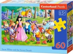 Snowwhite And The 7 Dwarfs – Castorland Puzzel 60 Stukjes