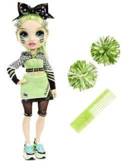 Rainbow High Cheerleader Modepop Jade Hunter -Speel Actief Verkoop rainbow high fashion cheer doll jade hunter 2