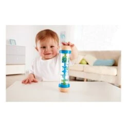 Goki 61879 Regenmaker Rood/Blauw Rain Stick -Speel Actief Verkoop regenmaker blauw hape beaded raindrops 1