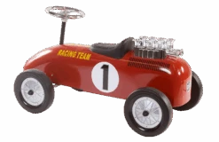 Retro Roller Raceauto Loopauto Racing Team Niki -Speel Actief Verkoop retroroller racingteam niki loopauto loopfiets 1