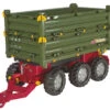 Rollytoys Rolly Multi Trailer 3asser Traptractor -Speel Actief Verkoop rollymulti trailer 3assen rollytoys a125012