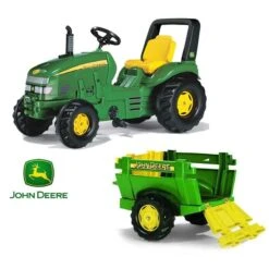 Rolly X-Trac JD Traptractor Met Laadschep En Farmtrailer Voordeelbundel 6 Rolly X-Trac JD Traptractor Met Laadschep En Farmtrailer Voordeelbundel -Speel Actief Verkoop rollytoys 035762 x trac john deere farmtrailer