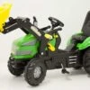RollyX-Trac Groen Met Voorlader Traptractor -Speel Actief Verkoop rollytoys x trac rollytraclader e049530