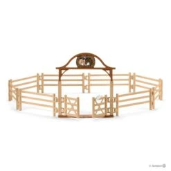 Schleich 42434 Omheining Voor Paarden Met Poort -Speel Actief Verkoop schleich 42434 omheining voor paarden met poort 1