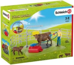 Schleich 42529 Vrolijke Koeienwasstraat Farmworld -Speel Actief Verkoop schleich 42529 koeienwasstraat 3