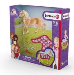 Schleich 42431 Sofia’s Modecreatie Andalusiër Met Deken HorseClub -Speel Actief Verkoop schleich 42431 paard met deken halster 3
