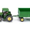 Siku 1953 Tractor John-Deere Met 2 Assige Aanhangwagen -Speel Actief Verkoop siku 1953 tractor john deere met tandemasser