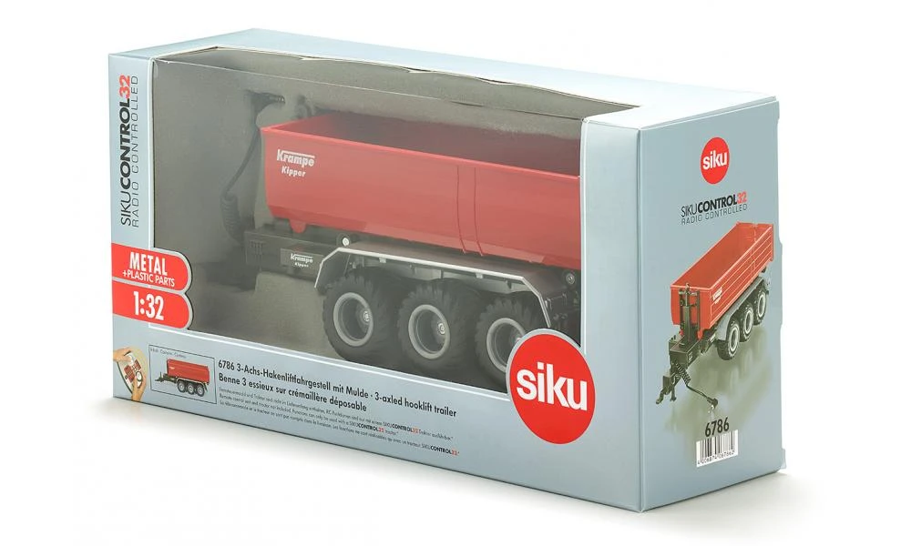 Siku Control 6786 3-assig Haakliftchassis Met Afzetcontainer Schaal 1 : 32 8 Siku Control 6786 3-assig Haakliftchassis Met Afzetcontainer Schaal 1 : 32 - Afbeelding 6