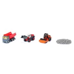 Siku 6329 Giftset Infra Stratenbouw Schaal 1:87 -Speel Actief Verkoop siku 6329 giftset stratenbouw loader compactor vrachtauto 1