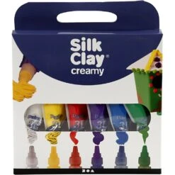Silk Clay Creamy – 6 X 35 Ml. – Set 1 -Speel Actief Verkoop silk clay creamy set 74136 1 1