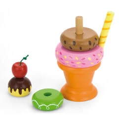Vigatoys Sorbet Aarbei (stapelfiguur) -Speel Actief Verkoop sorbet aardbei vigatoys v1321 1 1