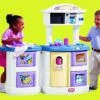 Double Up Speelkeuken -Speel Actief Verkoop speelkeuken double up little tikes 443u scaled 1