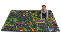Speelkleed CityLife Speeltapijt 95 X 200cm Speelmat -Speel Actief Verkoop speelkleed city life speelactief.nl 1 1