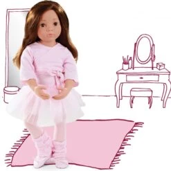Stapop Met Gewrichten – Gotz – Happy Kidz – Sophie Ballet (50 Cm.)