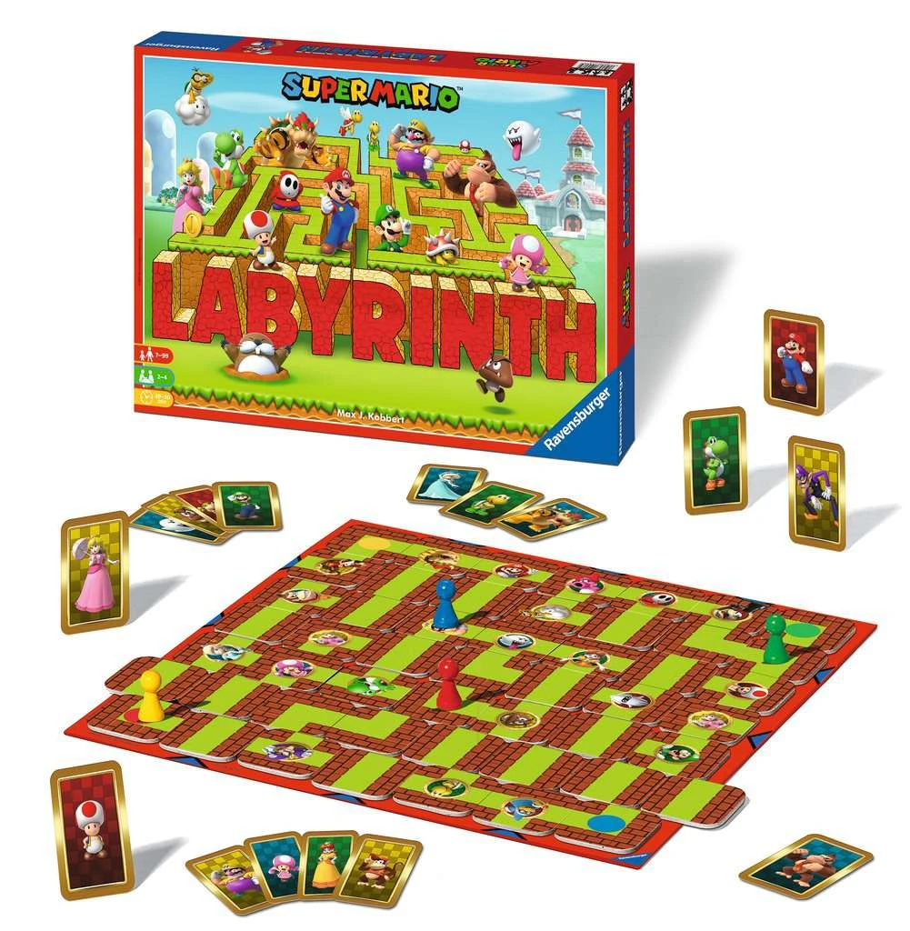 Super Mario Labyrinth -Bordspel Ravensburger 5 Super Mario Labyrinth -Bordspel Ravensburger - Afbeelding 3