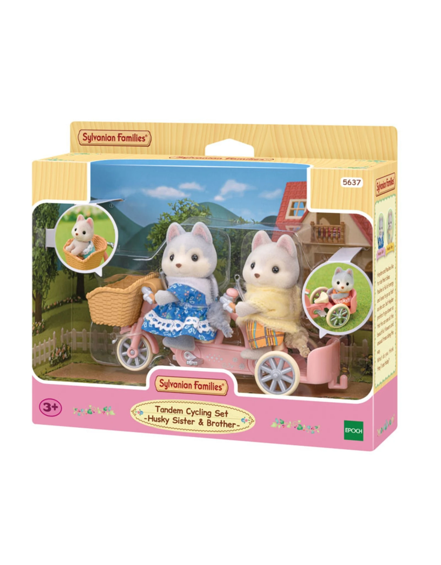 Sylvanian Families Tandem Husky Zus En Broer SF5637 3 Sylvanian Families Tandem Husky Zus En Broer SF5637