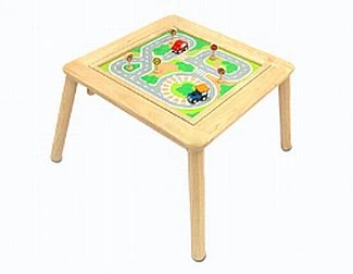 Tafel Naturel Met Speelblad Transport – I’m Toy 3 Tafel Naturel Met Speelblad Transport – I’m Toy