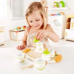 Hape – E3124 – Tea Set For Two – Serviesje -Speel Actief Verkoop thee voor twee hape e3124 1 1