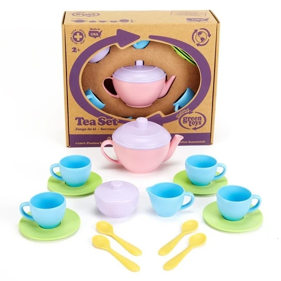 Green Toys Green-Toys Theeservies 4pers 6 Green Toys Green-Toys Theeservies 4pers - Afbeelding 4