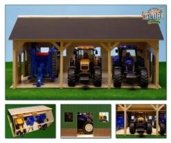 Tractorloods 3 Voertuigen Kidsglobe Schaal 1 : 16