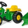 Rollykid John Deere Met Trailer – Traptractor -Speel Actief Verkoop traptractor rollykid john deere met aangwagen rollytoys 012190 scaled 1