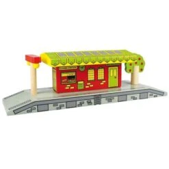 BigJigs BJT190 Rail Treinstation -Speel Actief Verkoop trein stationnetje bigjigs bjt190 1