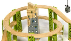 BigJigs BJT019 Houten Trein 114-delige Treinset Bouwterrein -Speel Actief Verkoop treinset bouwterrein bigjigs bjt019 5 1