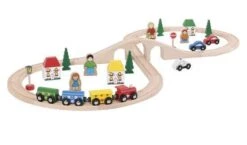 BigJigs BJT012 Treinset Grote Acht Houten Trein -Speel Actief Verkoop treinset grote acht bigjigs bjt012 1