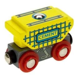 BigJigs BJT401 Rail Wagon Cement -Speel Actief Verkoop treinwagon cement bigjigsbjt401 1