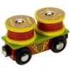 Bigjigs BJT407 Rail Wagon Kabelrollen -Speel Actief Verkoop treinwagon kabelrollen bigjigs bjt407