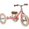 Trybike Steel Pink 2-in-1 Loopfiets Vintage Roze -Speel Actief Verkoop trybike steel pink