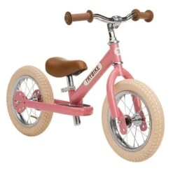 Trybike Steel Pink 2-in-1 Loopfiets Vintage Roze -Speel Actief Verkoop trybike steel pink 2