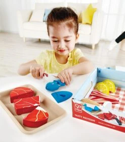 Vlees En Vis – Hape Tasty Proteins -Speel Actief Verkoop vis envlees hape e3155 tasty proteins 1 scaled 1
