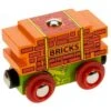 BigJigs BJT403 Rail Wagon Bakstenen 2 BigJigs BJT403 Rail Wagon Bakstenen -Speel Actief Verkoop wagon voor bakstenen bigjigs bjr403