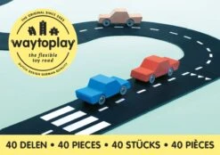 WayToPlay King Of The Road Rubber Flexibele Autobaan 40-dlg -Speel Actief Verkoop waytoplay king of the road flexibele autobaan 1 1