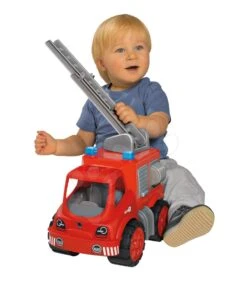 BIG Power Worker Midi Brandweer Ladderwagen -Speel Actief Verkoop zandbakauto big power worker brandweerwagen big 56834 2